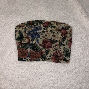 Strapless crop top!